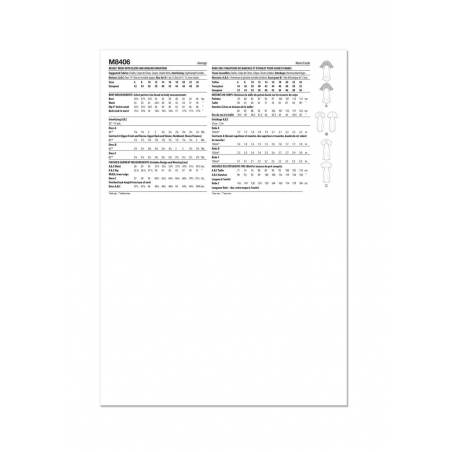Wykrój McCall's M8406