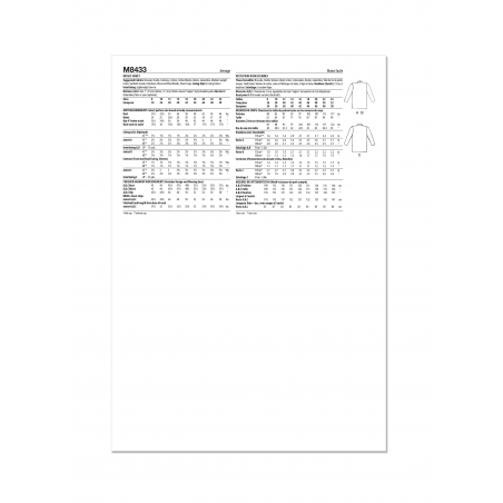 Wykrój McCall's M8433