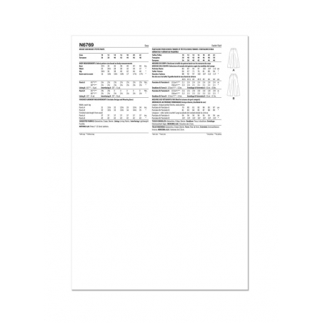 Wykrój New Look N6769