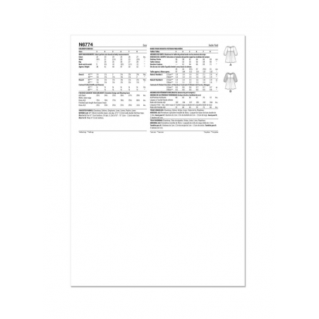 Wykrój New Look N6774