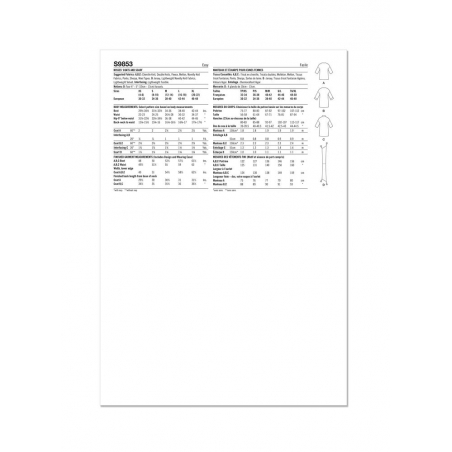 Wykrój Simplicity 9853