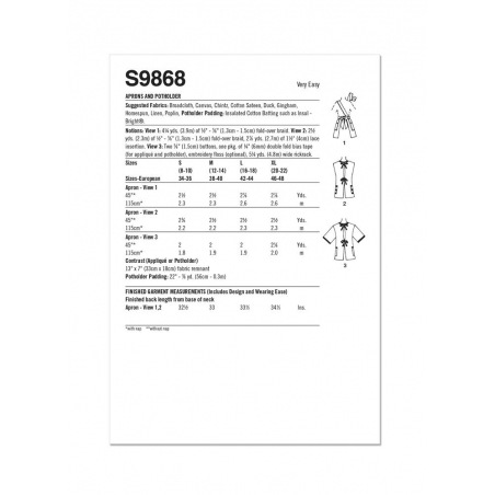 Wykrój Simplicity 9868