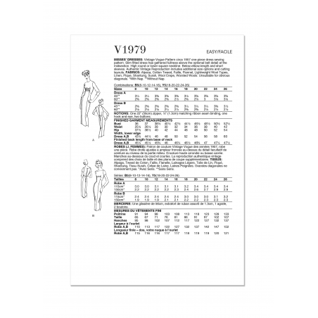 Wykrój Vogue Patterns V1979