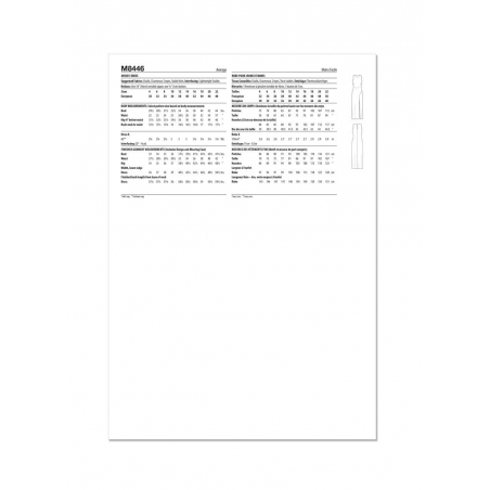 Wykrój McCall's M8446
