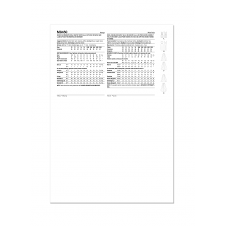 Wykrój McCall's M8450