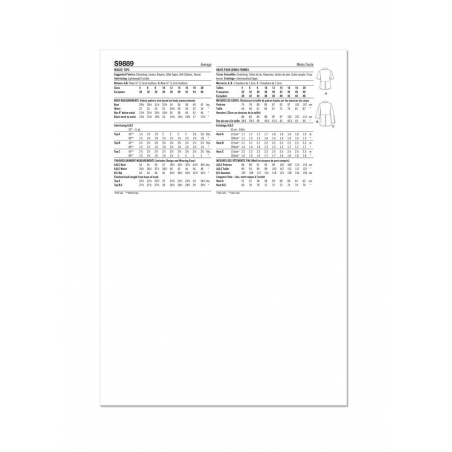 Wykrój Simplicity 9889