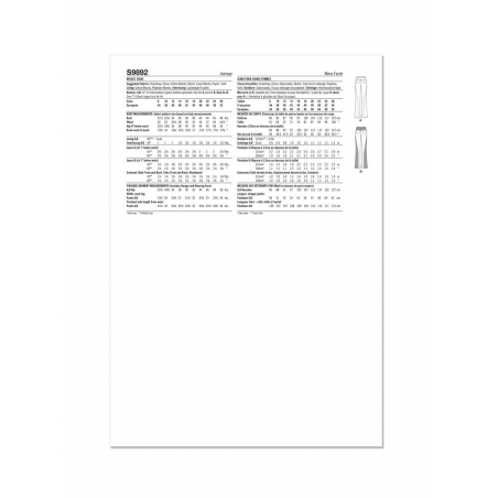 Wykrój Simplicity 9892