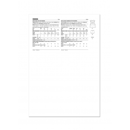 Wykrój Simplicity 9898