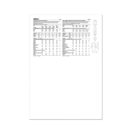 Wykrój Simplicity 9931