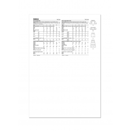 Wykrój Simplicity 9934