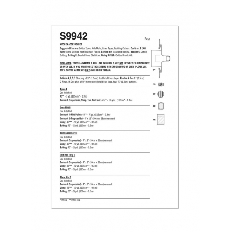 Wykrój Simplicity 9942