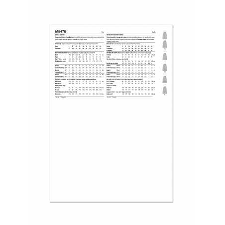 Wykrój McCall's M8476