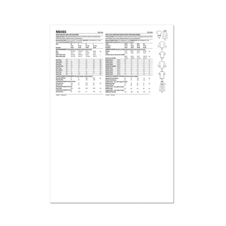 Wykrój McCall's M8493