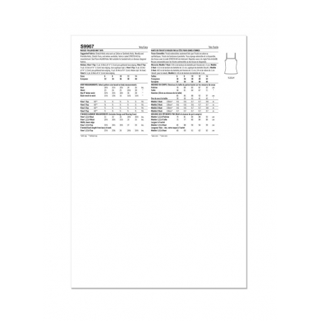 Wykrój Simplicity 9967