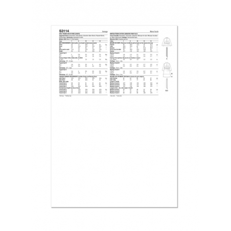 Wykrój Simplicity 3114