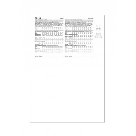 Wykrój Simplicity 3118