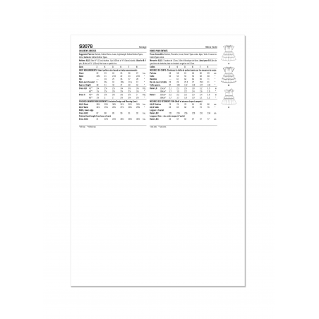 Wykrój Simplicity 3078