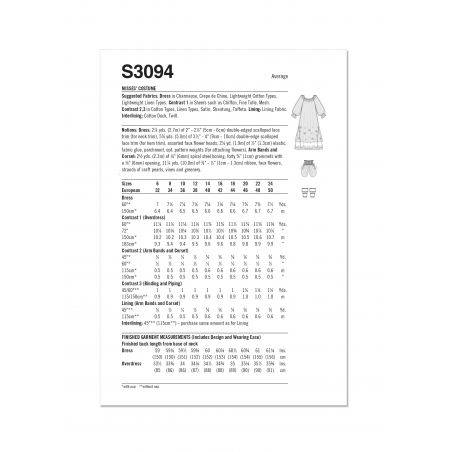 Wykrój Simplicity 3094