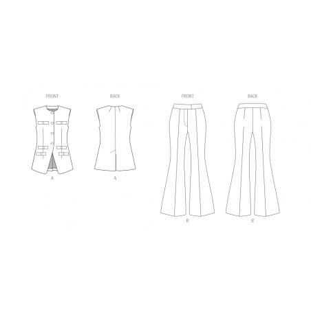 Wykrój Butterick B7027