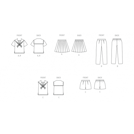 Wykrój Butterick B7054