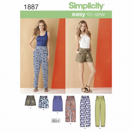 Wykrój Simplicity 1887