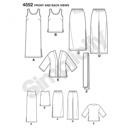 Wykrój Simplicity 4552
