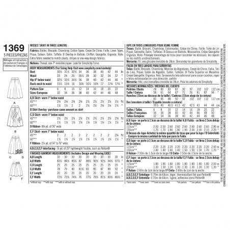 Wykrój Simplicity 1369