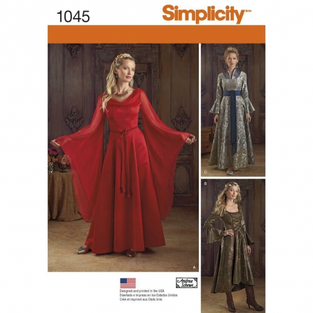 1045 simplicity costumes pattern 1045 envelope fro