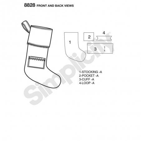 Wykrój Simplicity 8828