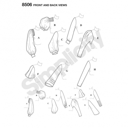 Wykrój Simplicity 8506